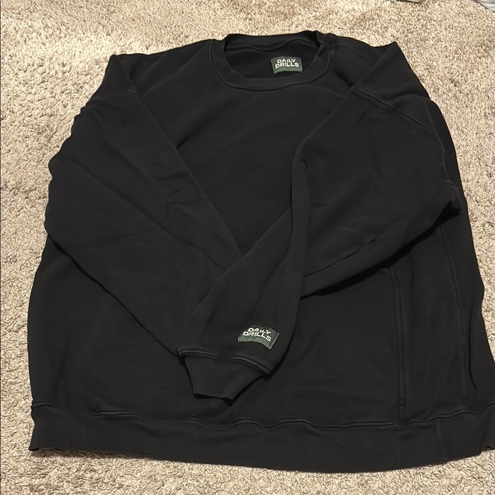 Daily drills black crew XS/S